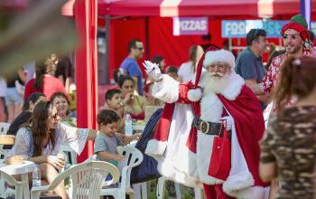 Llegada Viejito Pascuero.