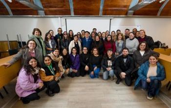 Participantes reunidos para la fotografia. 