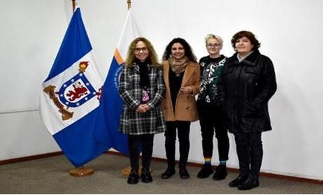 Equipo de la Fac. de Química y Biología y del Departamento de Inclusión y Derecho a la Diferencia.