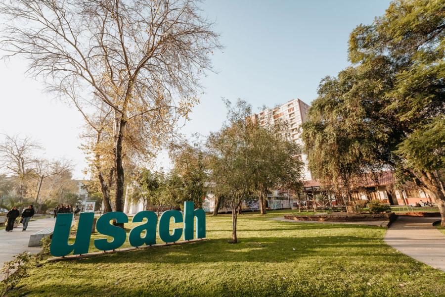 Entrada al campus Usach